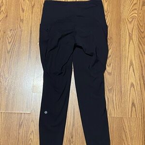 Black and blue lululemon High-Waisted Leggings